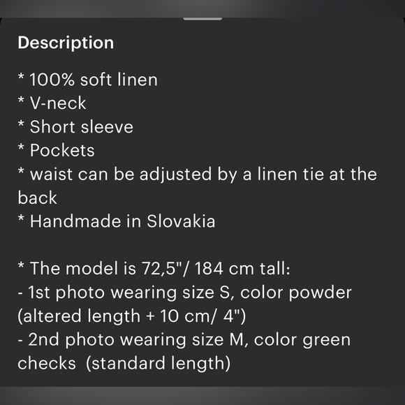 Simply Gray Linen Dress - Picture 8 of 9